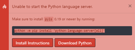 ide-pythonエラーメッセージ